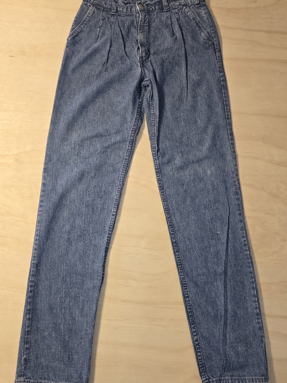VTG 1984 Levi's Pleated Denim Trousers 34x36 Acid Wash White Tab Rare 6257-43